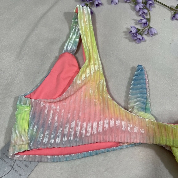 NEW Dippin Daisys Tie Front Top in Candy Tie‎ Dye [SZ Medium ] - Picture 10 of 11